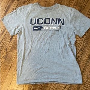 nike UCONN volleyball tee shirt